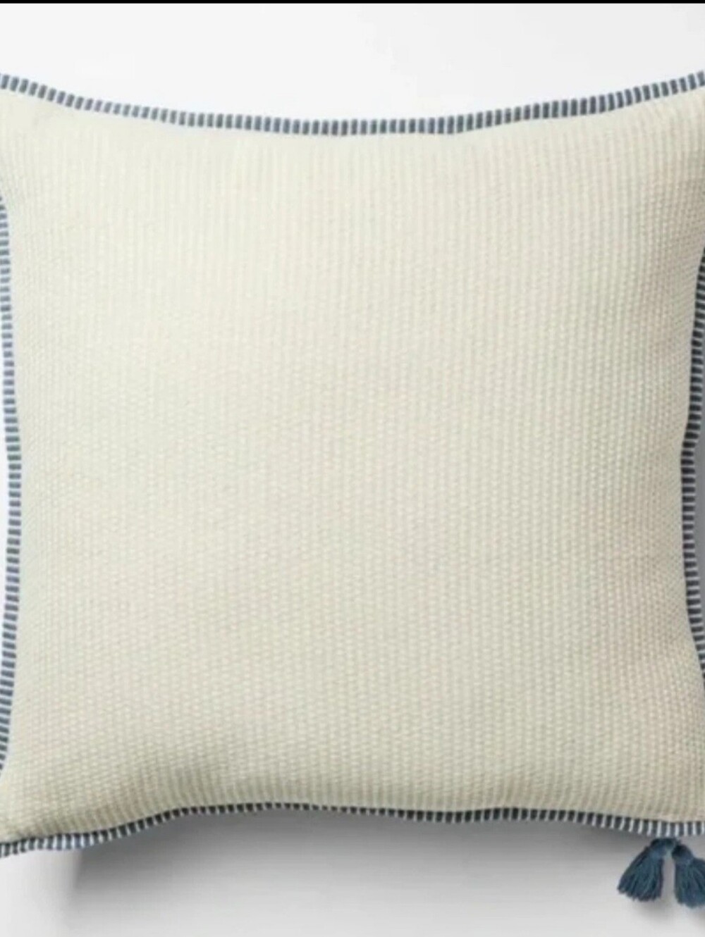 Threshold Designed With Studio McGee 24" Oversized Square Tassel Throw Pillow